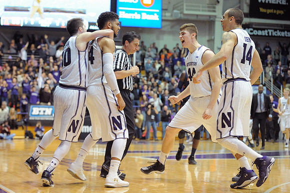 NCAA BASKETBALL: FEB 13 Illinois at Northwestern