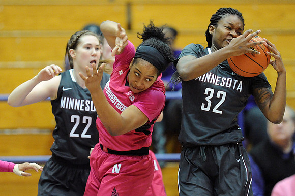 NCAA BASKETBALL: FEB 07 Women's - Minnesota at Northwestern