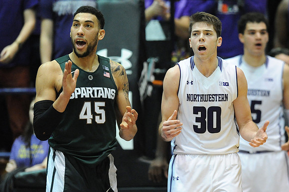 NCAA BASKETBALL: JAN 28 Michigan State at Northwestern