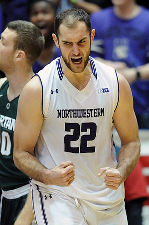 NCAA BASKETBALL: JAN 28 Michigan State at Northwestern