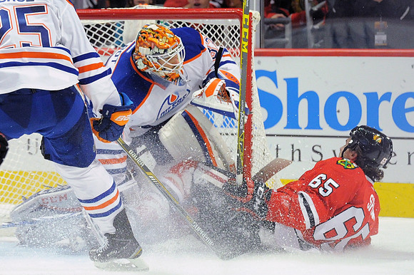 NHL: NOV 08 Oilers at Blackhawks