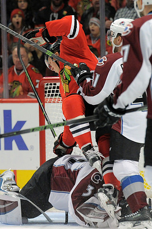 NHL: JAN 10 Avalanche at Blackhawks