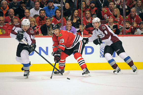 NHL: JAN 10 Avalanche at Blackhawks
