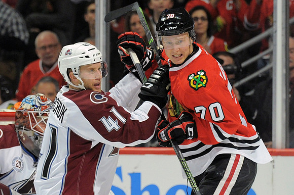 NHL: JAN 10 Avalanche at Blackhawks