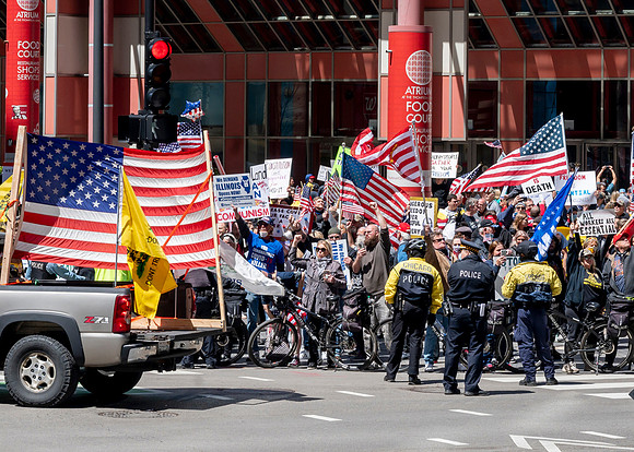 News: Re-Open Illinois Protest