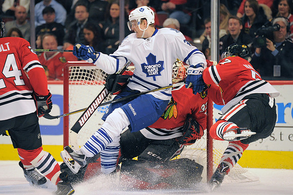 NHL: FEB 15 Maple Leafs at Blackhawks