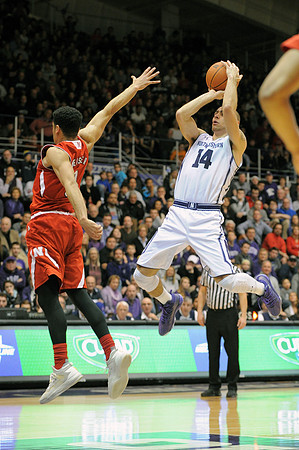 NCAA BASKETBALL: MAR 06 Nebraska at Northwestern