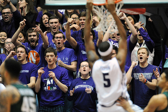 NCAA BASKETBALL: JAN 28 Michigan State at Northwestern