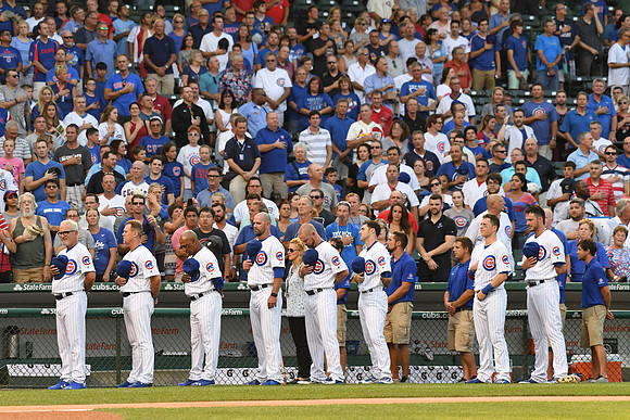 MLB: AUG 11 Cardinals at Cubs