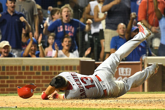 MLB: AUG 11 Cardinals at Cubs