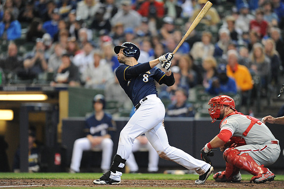 MLB: APR 24 Phillies at Brewers