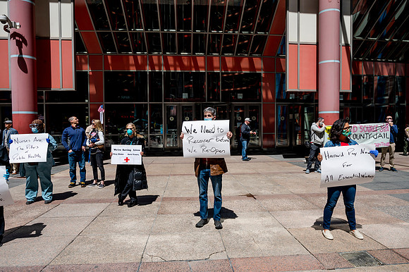 News: Re-Open Illinois Protest