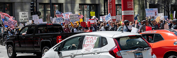 News: Re-Open Illinois Protest