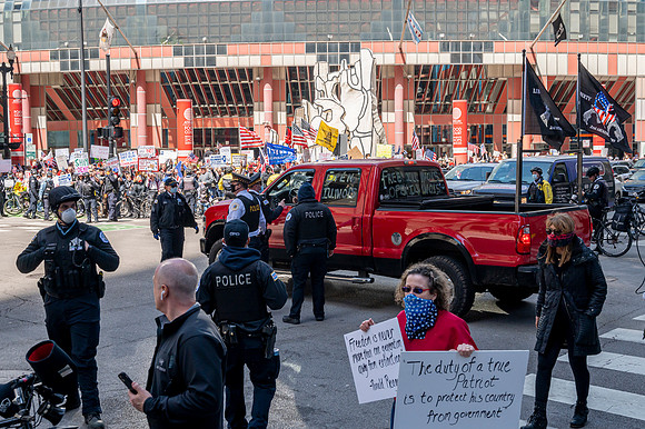 News: Re-Open Illinois Protest